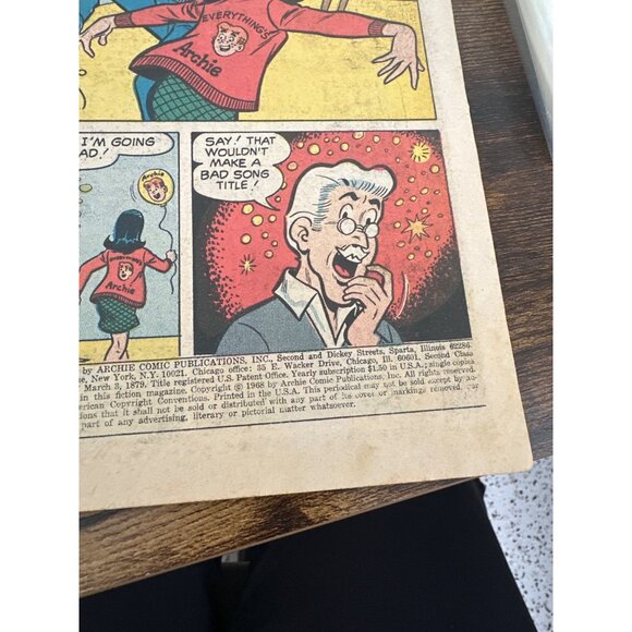 Archie Series Pep Comics #227 Vintage Collection March 1969 Bagged Boarded - Picture 7 of 9